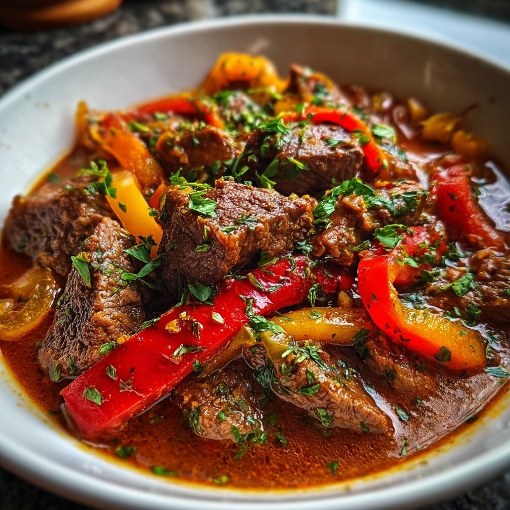 Omas Gulasch Rezept mit Rotwein