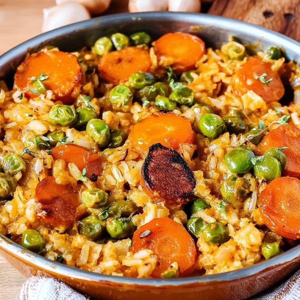 Reispfanne mit Gemüse