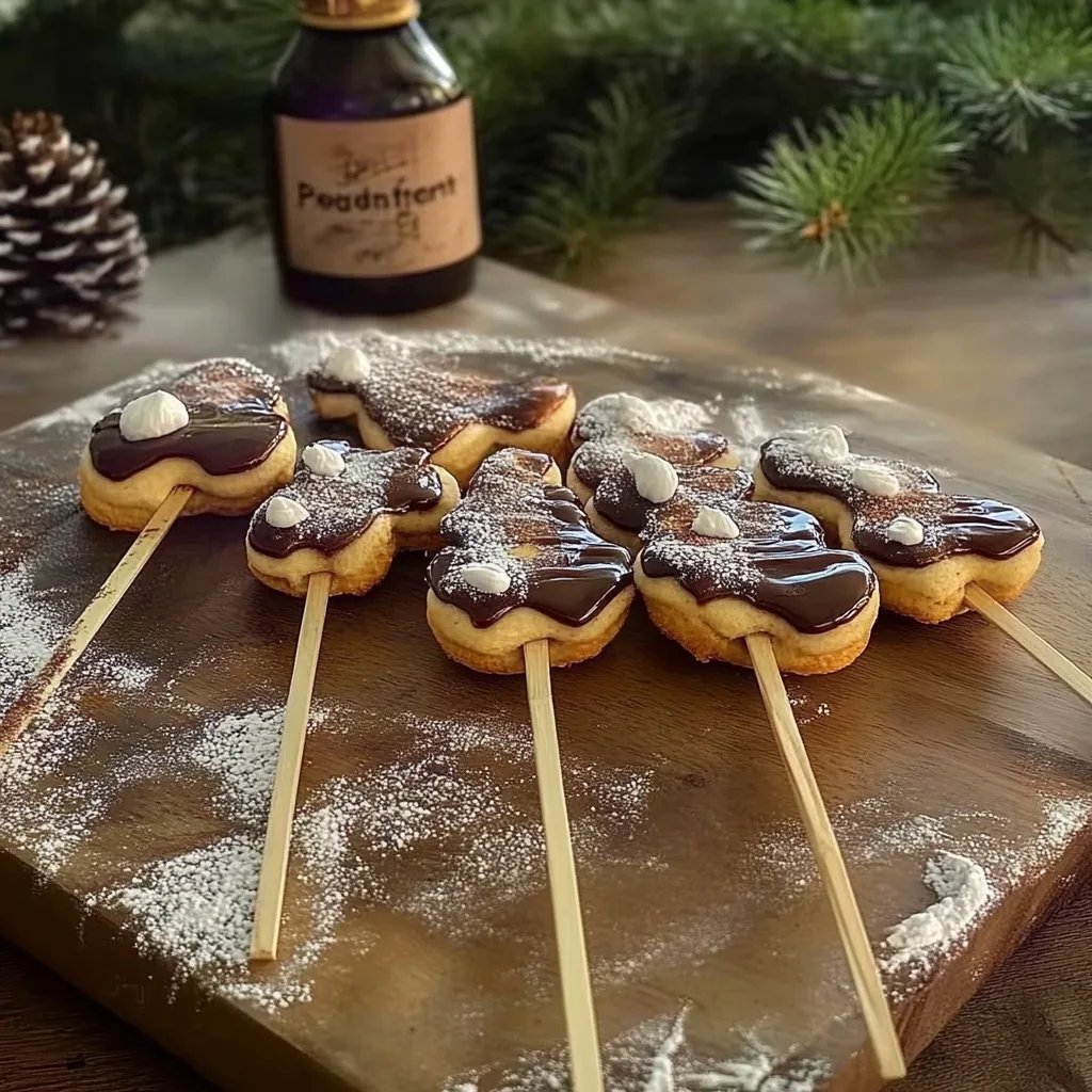 Blätterteig Tannenbäume