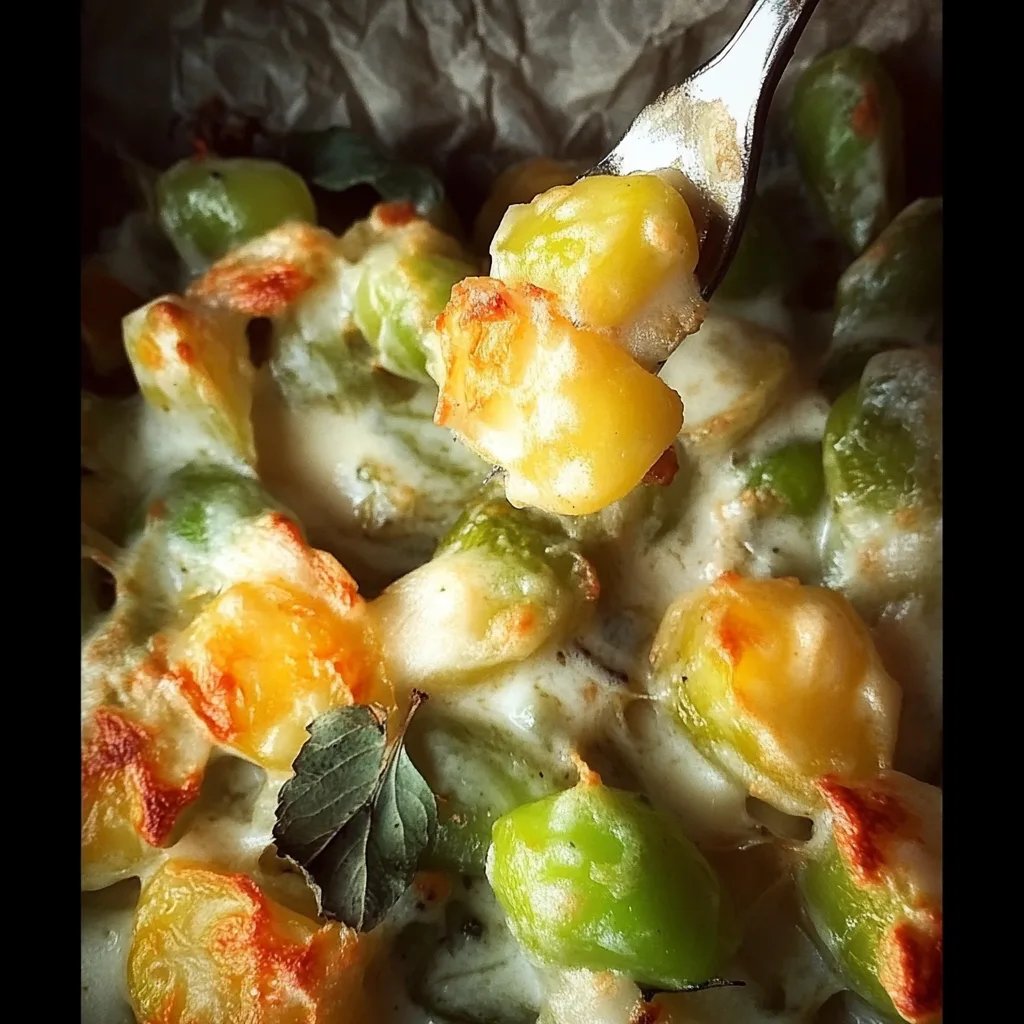 Herbstliches Rosenkohl Kartoffel Blech