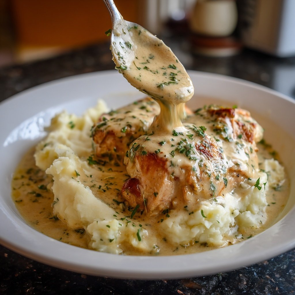 Hausmannskost Cremiges Hähnchen mit Kartoffelpüree