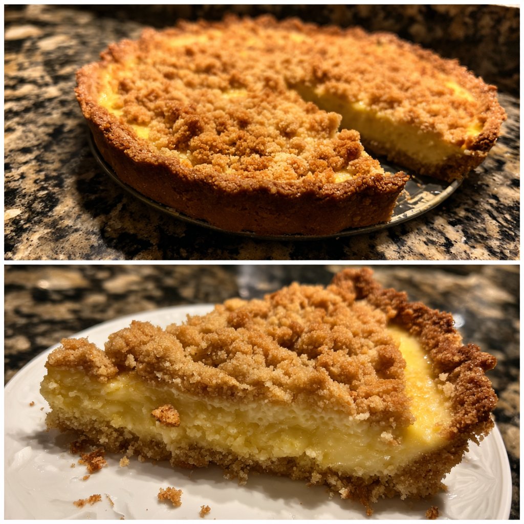 Streuselkuchen Mit Vanillepudding