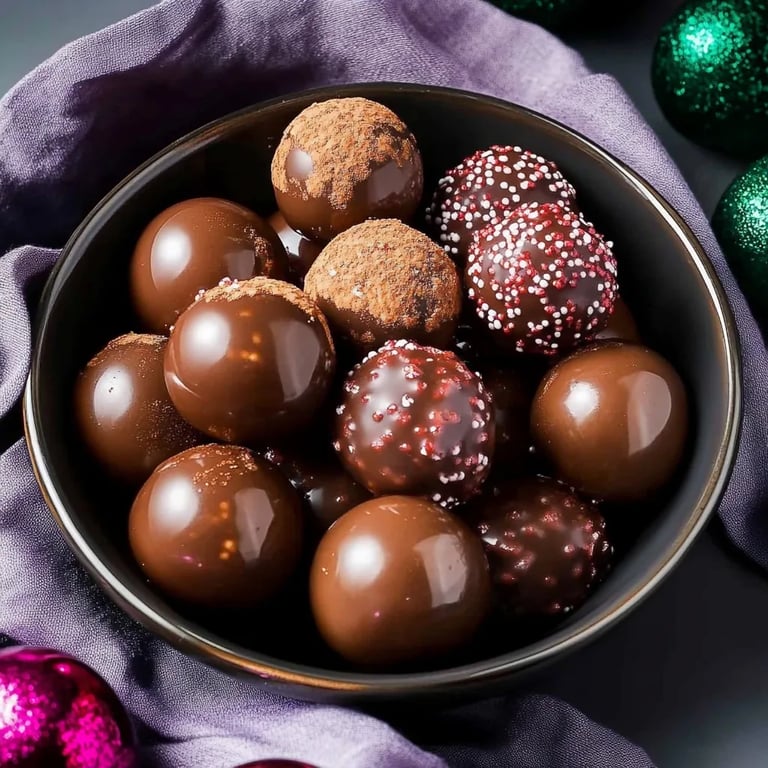 Spekulatius Kugeln - Pralinen für Weihnachten