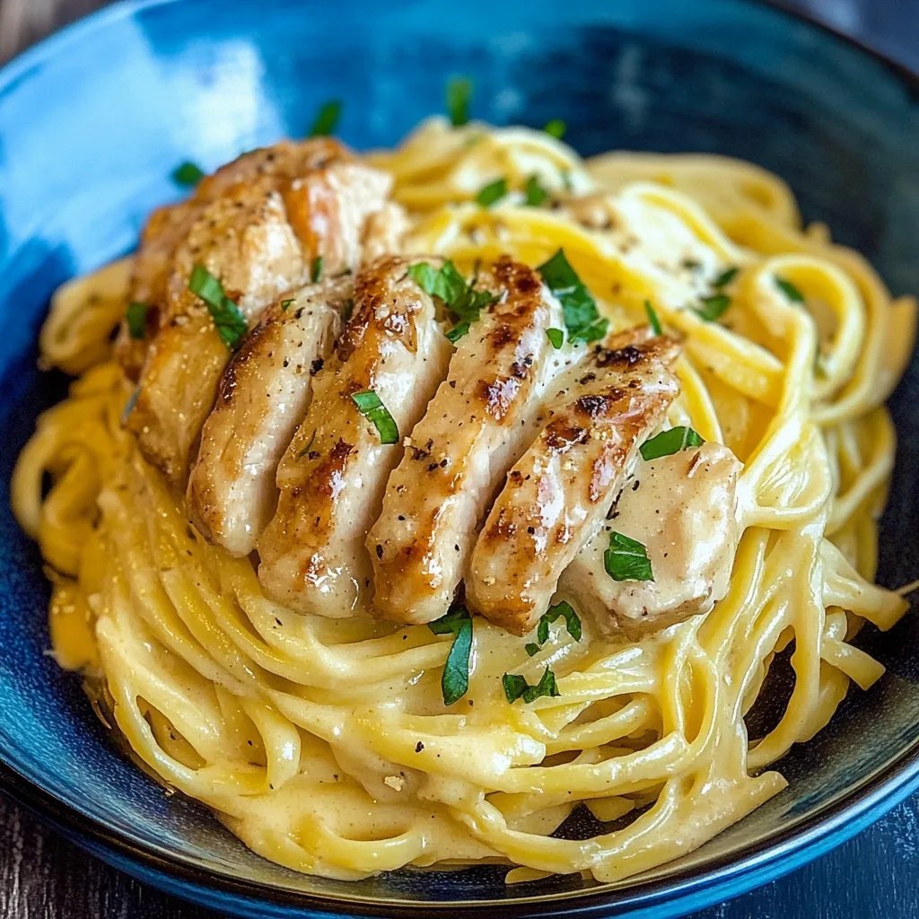 Pasta Chicken Alfredo