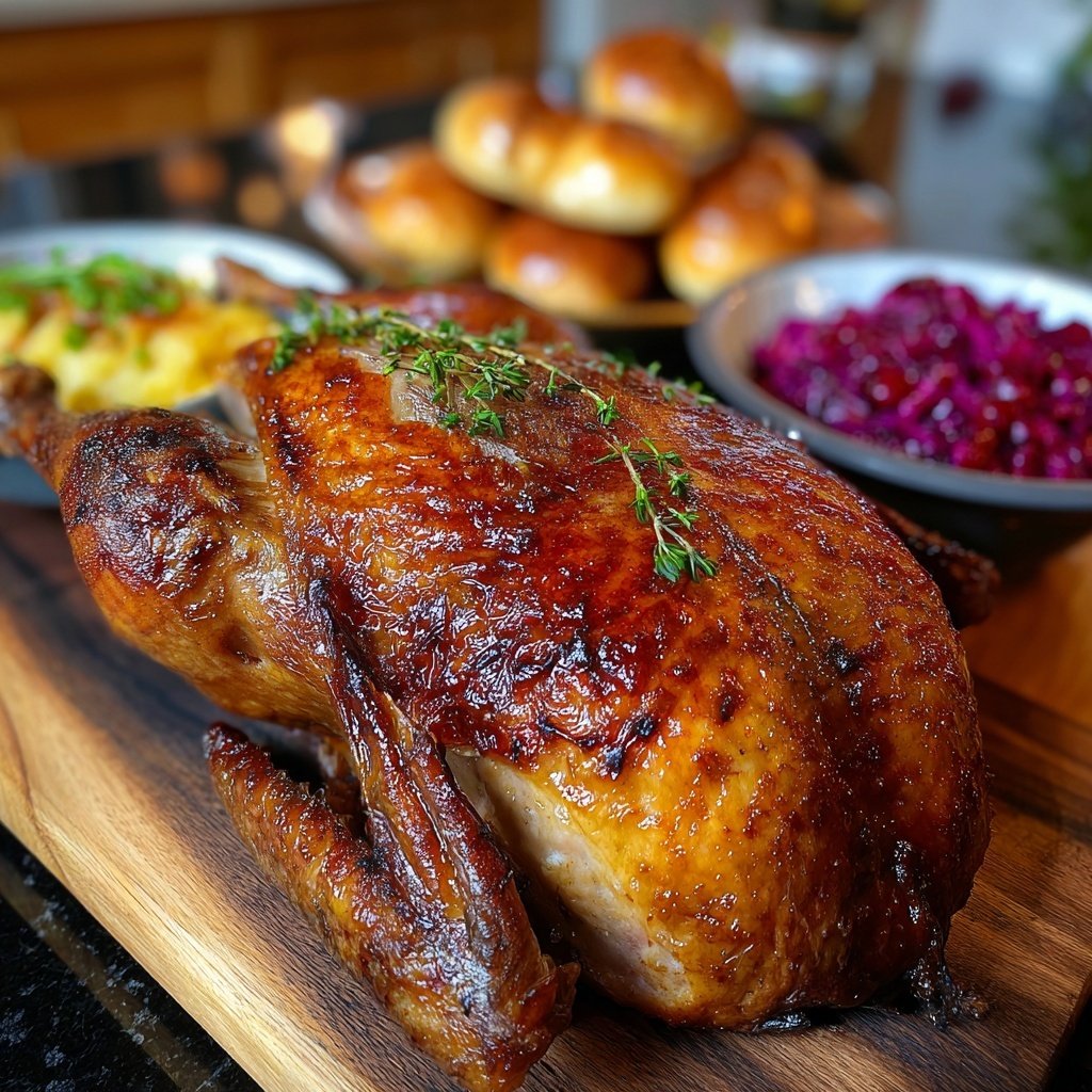 Saisonal & Festlich Weihnachtsgans mit Rotkohl