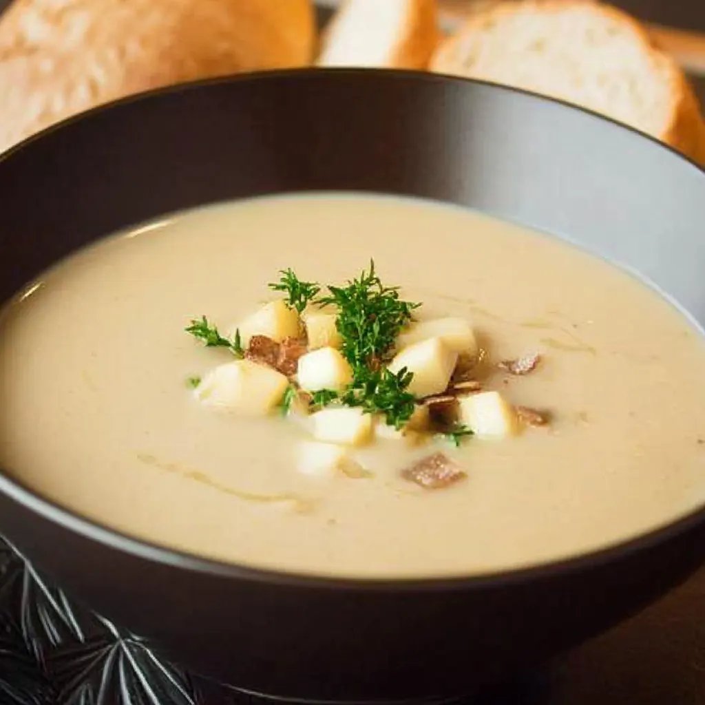 Maronensuppe mit Kartoffeln & Apfel