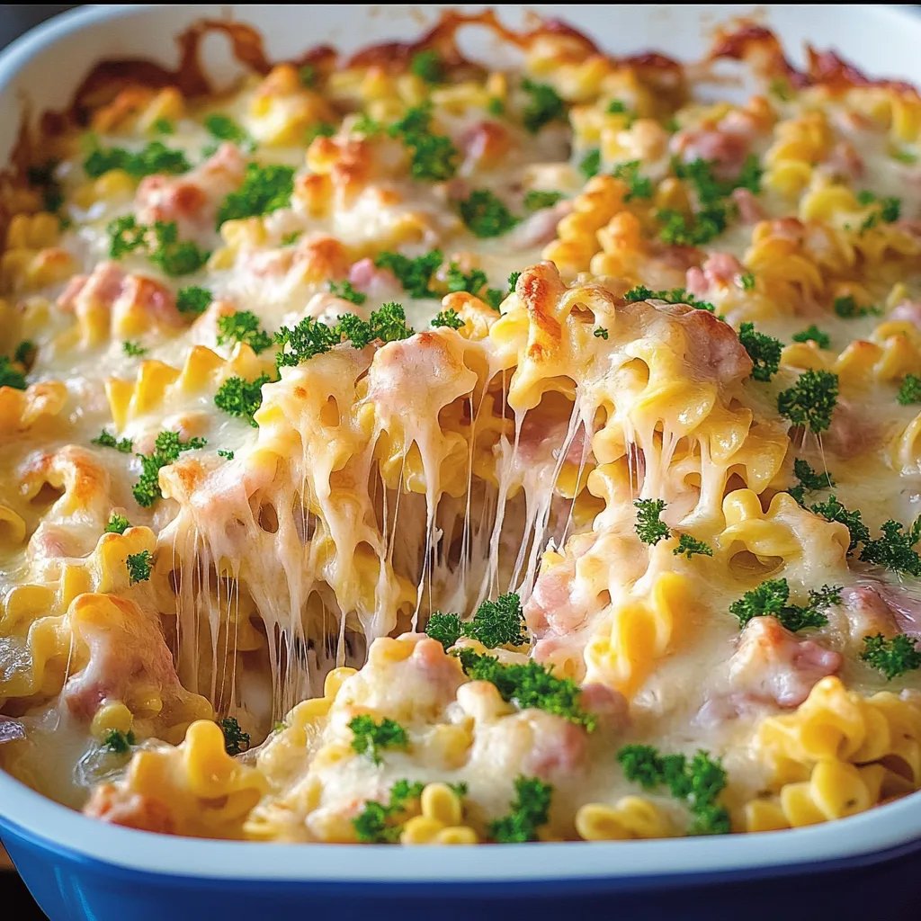 Klassischer Nudelauflauf