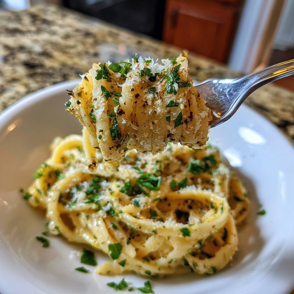 Schnell & Einfach 15-Minuten Knoblauchpasta