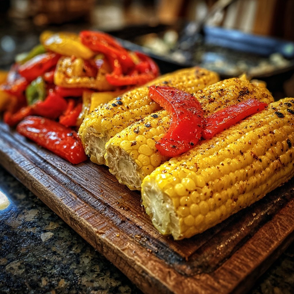Grill Beilagen Mit Mais Und Paprika